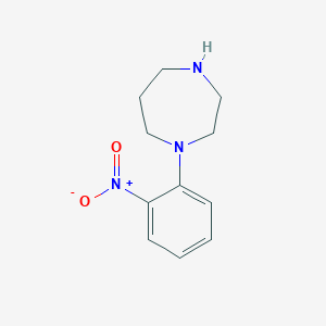 molecular formula C11H15N3O2 B1607766 1-(2-Nitrophenyl)-1,4-diazepane CAS No. 450352-64-4