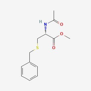 molecular formula C13H17NO3S B1607786 N-Acetyl-S-benzyl-L-cysteine methyl ester CAS No. 77549-14-5
