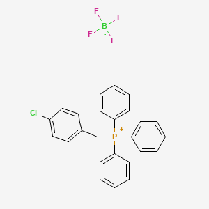 molecular formula C25H21BClF4P B1607794 4-Chlorobenzyl triphenylphosphonium tetrafluoroborate CAS No. 97559-21-2