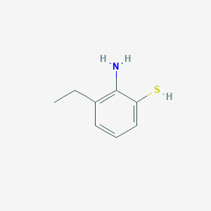 molecular formula C8H11NS B160780 2-Amino-3-ethylbenzene-1-thiol CAS No. 139331-76-3