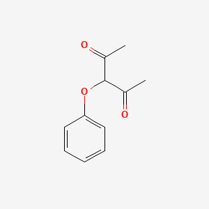 molecular formula C11H12O3 B1607805 3-Phenoxypentane-2,4-dione CAS No. 31614-00-3