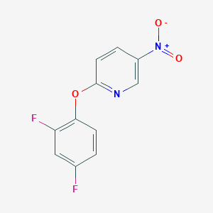 molecular formula C11H6F2N2O3 B1607806 2-(2,4-Difluorophenoxy)-5-nitropyridine CAS No. 219865-96-0