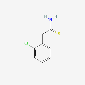 molecular formula C8H8ClNS B1607807 2-(2-Chlorophenyl)ethanethioamide CAS No. 673476-96-5