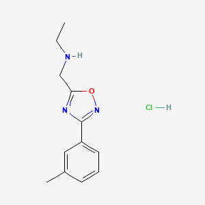 N-[[3-(3-methylphenyl)-1,2,4-oxadiazol-5-yl]methyl]ethanamine Hydrochloride