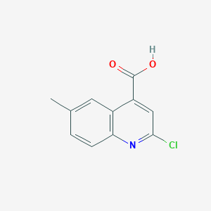 molecular formula C11H8ClNO2 B1607815 2-chloro-6-methyl-quinoline-4-carboxylic Acid CAS No. 50503-75-8