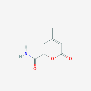 molecular formula C7H7NO3 B1607823 4-methyl-2-oxo-2H-pyran-6-carboxamide CAS No. 254982-62-2