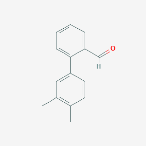 molecular formula C15H14O B1607830 2-(3,4-Dimethylphenyl)benzaldehyde CAS No. 728919-23-1