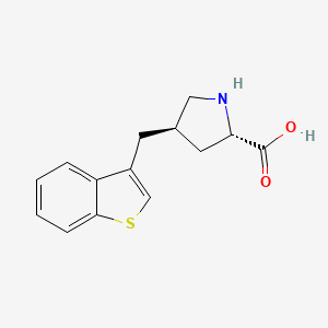 (2S,4R)-4-(Benzo[b]thiophen-3-ylmethyl)pyrrolidine-2-carboxylic acid