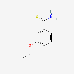 molecular formula C9H11NOS B1607848 3-Ethoxybenzenecarbothioamide CAS No. 747411-11-6