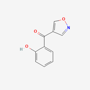 molecular formula C10H7NO3 B1607853 (2-Hydroxyphenyl)(isoxazol-4-yl)methanone CAS No. 53658-17-6