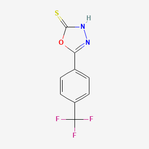 5-[4-(Trifluoromethyl)phenyl]-1,3,4-oxadiazole-2-thiol