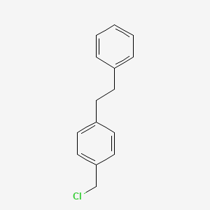 molecular formula C15H15Cl B1607857 4-(Chloromethyl)dibenzyl CAS No. 80676-35-3