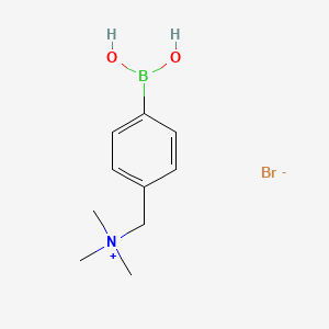 molecular formula C10H17BBrNO2 B1607859 4-(Trimethylammonium)methylphenylboronic acid bromide salt CAS No. 373384-20-4