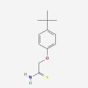 molecular formula C12H17NOS B1607868 2-(4-t-Butylphenoxy)thioacetamide CAS No. 35370-88-8