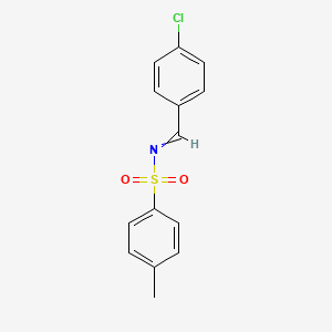 molecular formula C14H12ClNO2S B1607870 N-(4-Chlorobenzylidene)-4-methylbenzenesulfonamide CAS No. 3157-65-1