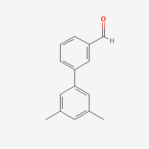 B1607874 3-(3,5-Dimethylphenyl)benzaldehyde CAS No. 842140-47-0