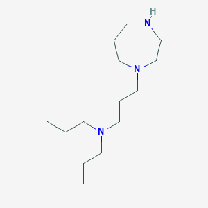 molecular formula C14H31N3 B1607875 1-(3-二丙胺基丙基)同哌嗪 CAS No. 827614-53-9