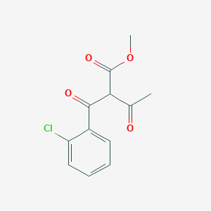molecular formula C12H11ClO4 B1607876 Methyl 2-(2-chlorobenzoyl)-3-oxobutanoate CAS No. 78181-03-0