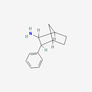 molecular formula C13H17N B1607892 3-苯基降冰片烷-2-胺 CAS No. 39550-30-6