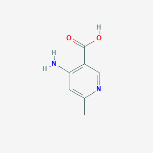 molecular formula C7H8N2O2 B160790 4-Amino-6-methylnicotinic acid CAS No. 127915-50-8