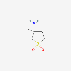 3-Thiophenamine, tetrahydro-3-methyl-, 1,1-dioxide