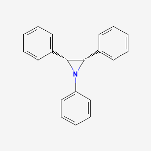 molecular formula C20H17N B1607913 cis-1,2,3-Triphenylaziridine CAS No. 7042-42-4