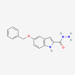 5-(benzyloxy)-1H-indole-2-carbohydrazide