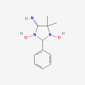 4-Amino-1-hydroxy-5,5-dimethyl-2-phenyl-2,5-dihydro-1h-imidazol-3-ium-3-olate