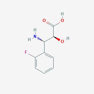 (2S,3S)-3-amino-3-(2-fluorophenyl)-2-hydroxypropanoic acid
