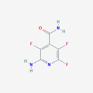 2-Amino-3,5,6-trifluoro-4-pyridinecarboxamide