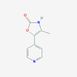 molecular formula C9H8N2O2 B160793 4-Methyl-5-(4-pyridinyl)-2(3H)-oxazolone CAS No. 132338-12-6