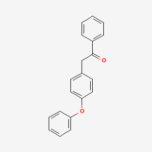 molecular formula C20H16O2 B1607945 2-(4-Phenoxyphenyl)-1-phenyl-1-ethanone CAS No. 27798-40-9