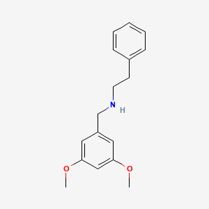 molecular formula C17H21NO2 B1607954 N-(3,5-dimethoxybenzyl)-2-phenylethanamine CAS No. 345221-52-5