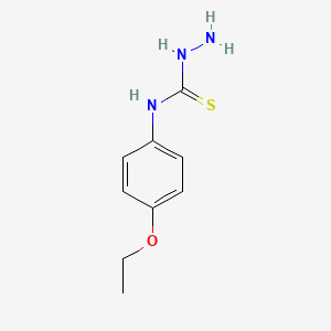 molecular formula C9H13N3OS B1607955 N-(4-ethoxyphenyl)hydrazinecarbothioamide CAS No. 64374-52-3