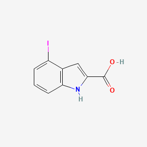 molecular formula C9H6INO2 B1607956 4-碘-1H-吲哚-2-羧酸 CAS No. 383133-26-4
