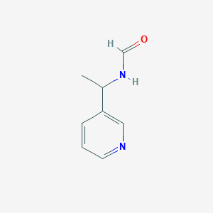 molecular formula C8H10N2O B1607963 N-(1-pyridin-3-ylethyl)formamide CAS No. 21131-85-1