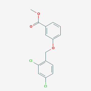 molecular formula C15H12Cl2O3 B1607984 Methyl 3-[(2,4-dichlorophenyl)methoxy]benzoate CAS No. 58041-99-9