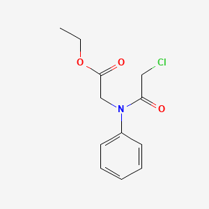 Ethyl [(chloroacetyl)(phenyl)amino]acetate