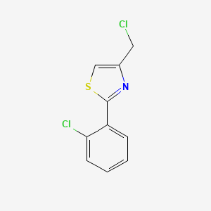 4-(Chloromethyl)-2-(2-chlorophenyl)-1,3-thiazole
