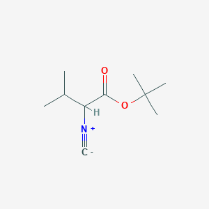 molecular formula C10H17NO2 B1608009 tert-Butyl 2-isocyano-3-methylbutyrate CAS No. 32755-42-3