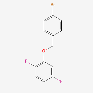 molecular formula C13H9BrF2O B1608015 1-(4-Bromobenzyloxy)-2,5-difluorobenzene CAS No. 845866-76-4
