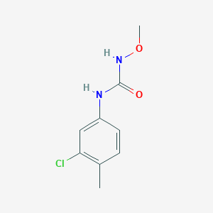molecular formula C9H11ClN2O2 B1608017 1-(3-Chloro-4-methylphenyl)-3-methoxyurea CAS No. 52420-57-2