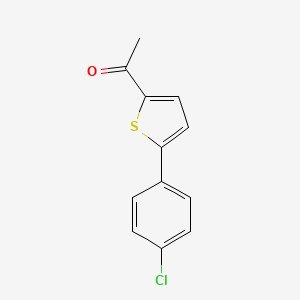 molecular formula C12H9ClOS B1608022 1-[5-(4-Chlorophenyl)-2-thienyl]-1-ethanone CAS No. 51335-90-1