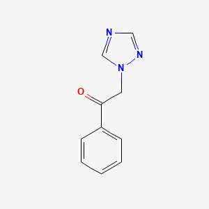 molecular formula C10H9N3O B1608023 1-苯基-2-(1H-1,2,4-三唑-1-基)乙酮 CAS No. 58905-26-3