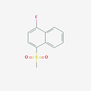 molecular formula C11H9FO2S B1608025 4-氟萘甲基砜 CAS No. 59080-18-1