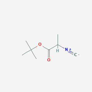molecular formula C8H13NO2 B1608026 叔丁基2-异氰基丙酸酯 CAS No. 34074-64-1