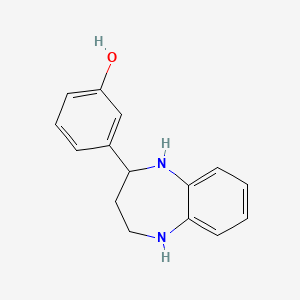 3-(2,3,4,5-Tetrahydro-1H-benzo[B][1,4]diazepin-2-YL)-phenol