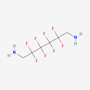 molecular formula C6H8F8N2 B1608036 2,2,3,3,4,4,5,5-Octafluorohexane-1,6-diamine CAS No. 355-73-7