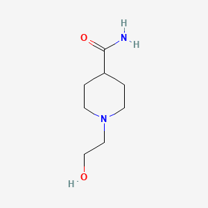 molecular formula C8H16N2O2 B1608047 1-(2-hydroxyethyl)piperidine-4-carboxamide CAS No. 62124-30-5