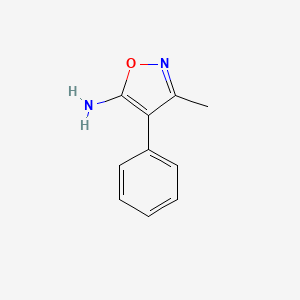molecular formula C10H10N2O B1608058 3-Methyl-4-phenylisoxazol-5-amine CAS No. 4416-71-1